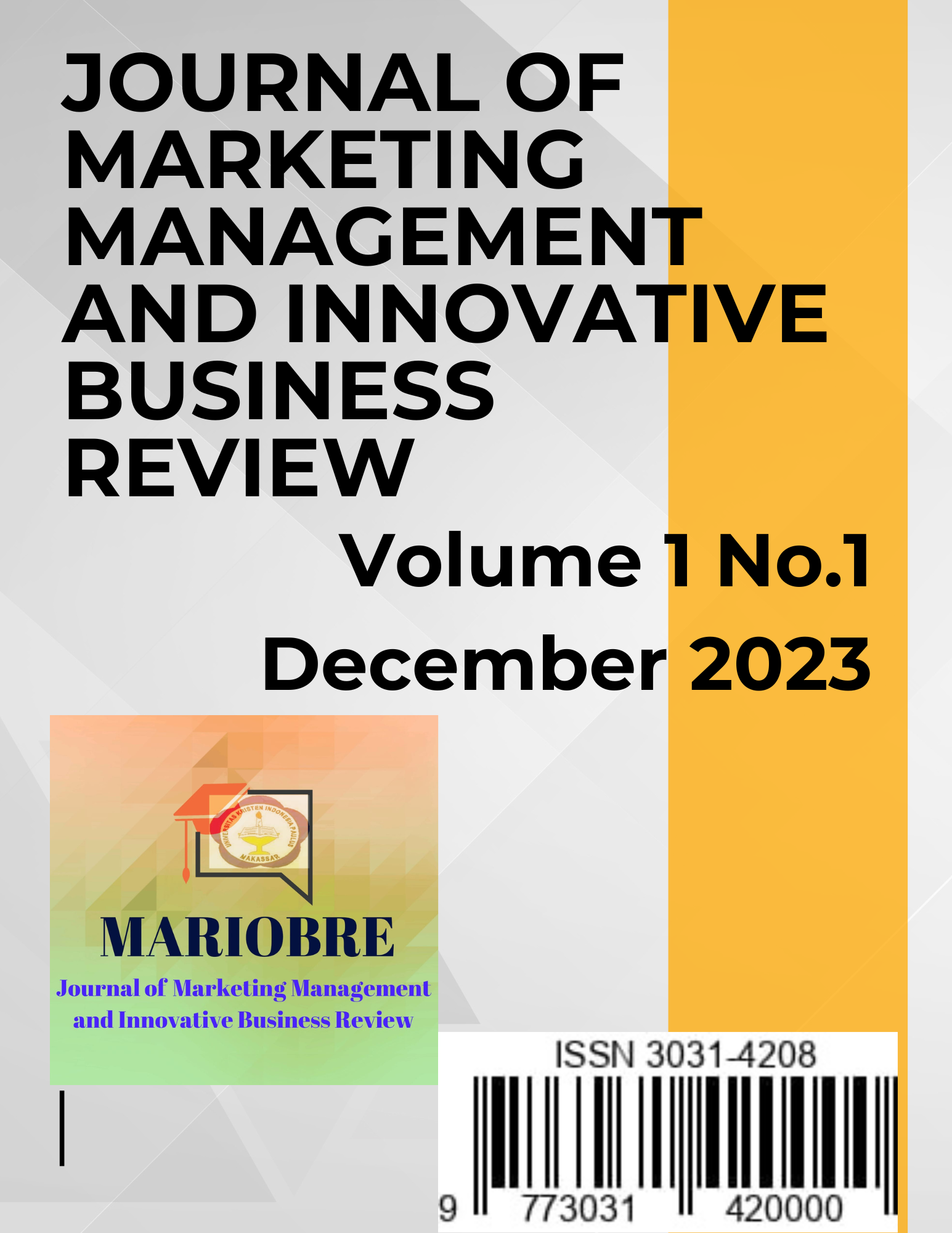 Mariobre Vol.1 No.1. Dec 2023